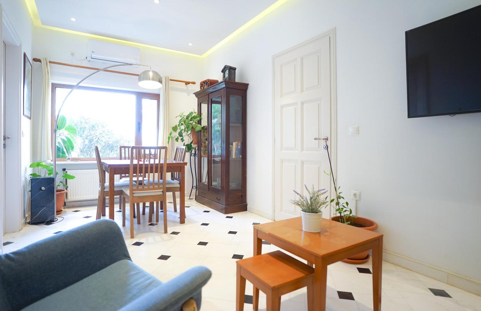 Fira Central Apartments With Veranda Oda fotoğraf